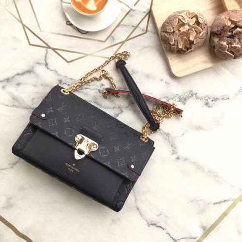 Louis vuitton originale mongram empreinte VAVIN PM M52271 Navy Red