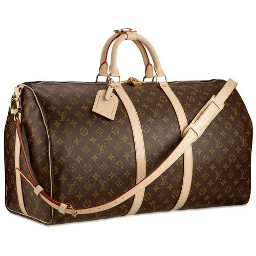 Louis Vuitton Monogram Tela Keepall 55 Tracolla M41414
