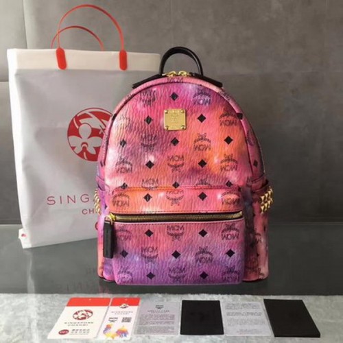 Zaino MCM Medium Top Studs MCM0039 Viola