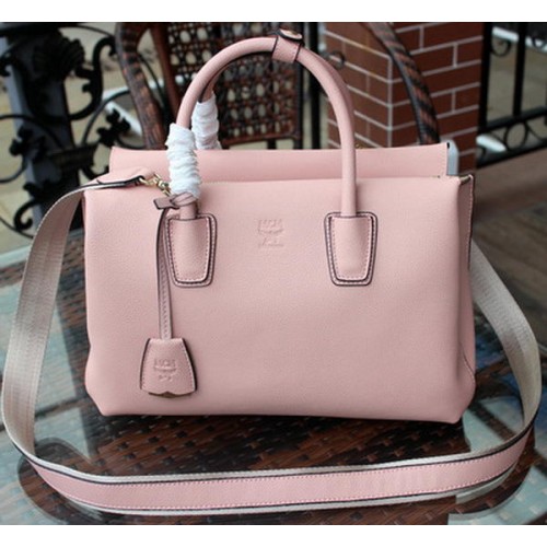 Borsa Tote MCM Milla Pelle Di Vitello MCM1180 Rosa Chiaro