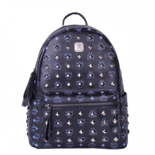 Zaino medio MCM Stark con borchie MC2089 nero