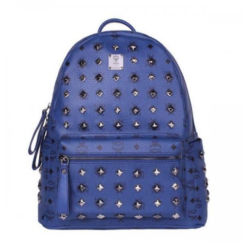 Zaino medio con borchie MCM Stark MC2089 Royal