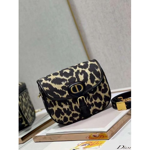 BORSA BOBBY MEDIA DIOR Beige Ricamo Mizza Multicolor C9268E