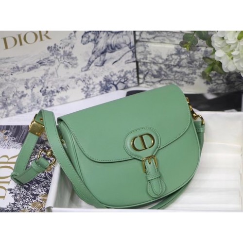 BORSA DIOR BOBBY MEDIA Warm Taupe Box Vitello M9319U verde
