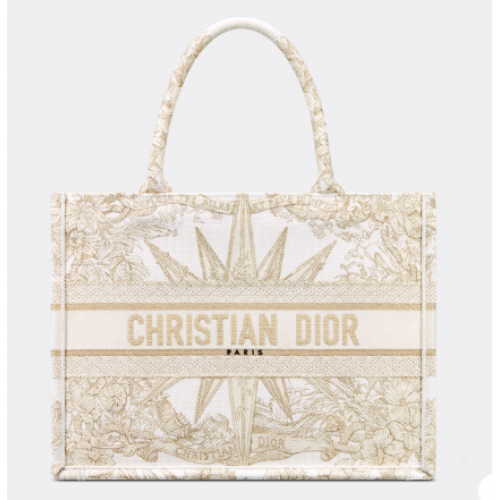 BORSA DIOR BOOK MEDIA Ricamo Dior Reve dInfini con filo metallico dorato M1296Z