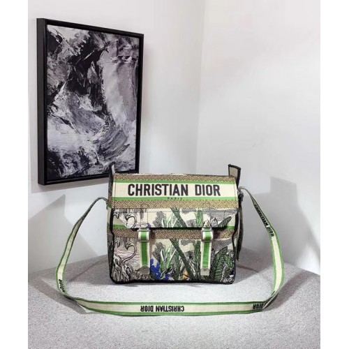 MESSENGER TAS DIOR OBLIQUE DIORCAMP M1291VRIS verde