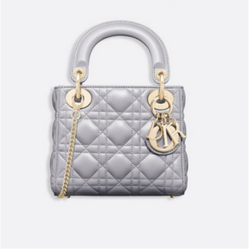 MINI LADY DIOR-TAS VAN LAMSLEER M15P grigio