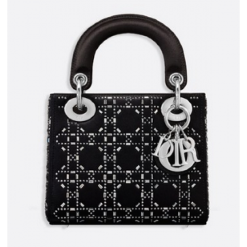 MINI LADY DIOR-TAS VAN SATIJN M0500PRTC NERO