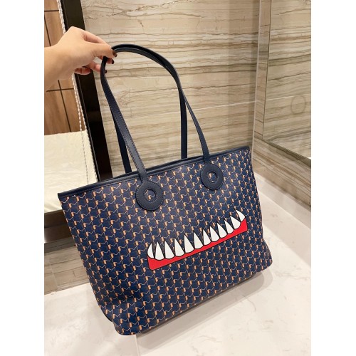 Borsa shopping MOYNAT Modello dente M23011 Navy