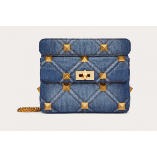 Catena media VALENTINO ROMAN STUD Denim XW0B0I82H