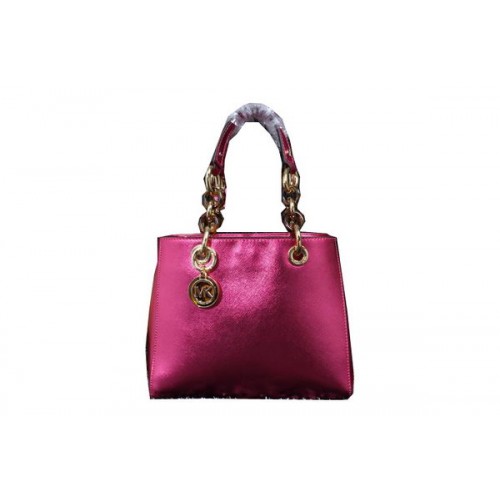 Borsa da viaggio Michael Kors Jet Set Pelle Iridescente MK9008 Rosa