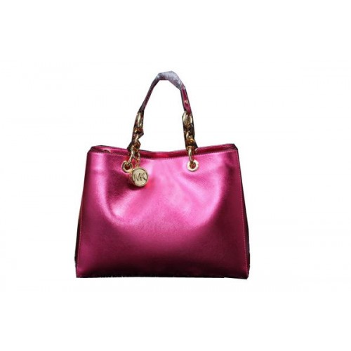 Borsa da viaggio Michael Kors Jet Set Pelle Iridescente MK9009 Rosa