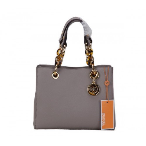 Michael Kors Borsa da Viaggio Jet Set Pelle Originale MK0619 Grigio