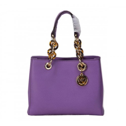 Michael Kors Borsa da Viaggio Jet Set Pelle Originale MK0619 Lavanda
