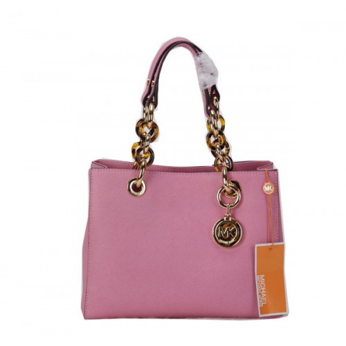 Michael Kors Borsa da Viaggio Jet Set Pelle Originale MK0619 Rosa