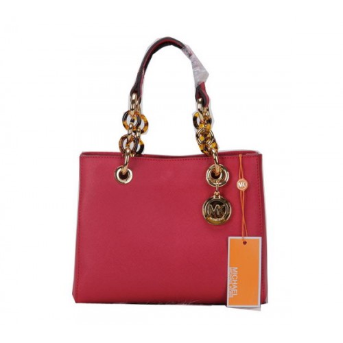 Michael Kors Borsa da Viaggio Jet Set Pelle Originale MK0619 Rossa