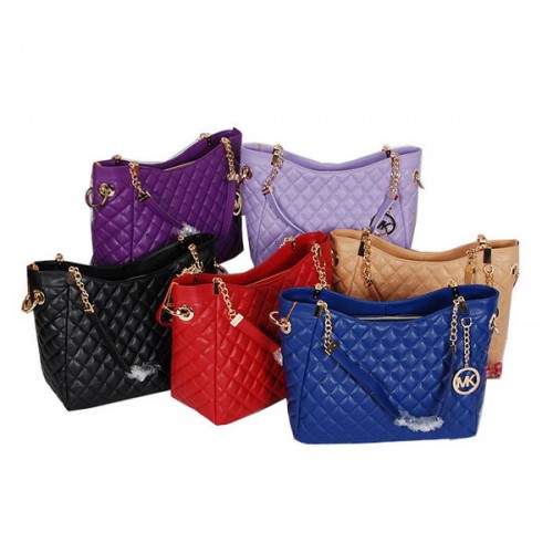 Borsa da viaggio Michael Kors Jet Set in pelle di montone MK8707