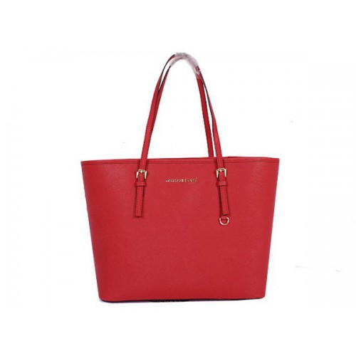 Borsa tote da viaggio Michael Kors Jet Set MK8703 rossa
