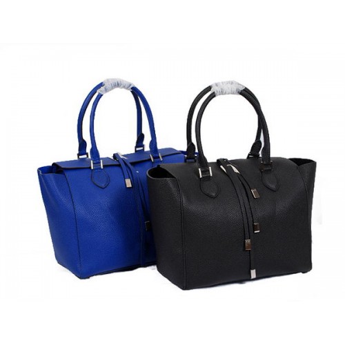 Michael Kors Borsa tote grande Miranda 8708 nera e blu