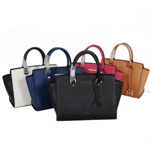 Michael Kors MK0909 Selma Borsa a cartella con cerniera superiore