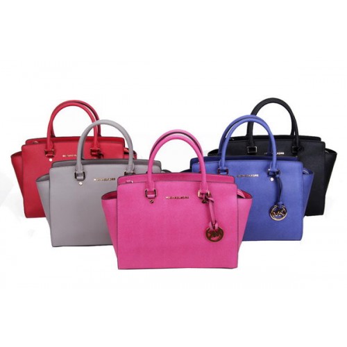 Michael Kors MK1866 Selma Borsa a cartella con cerniera superiore