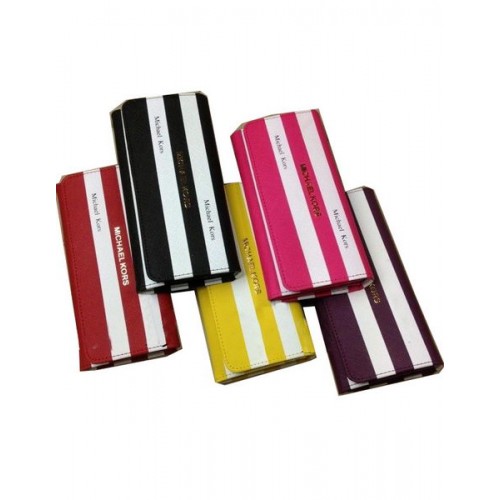 Michael Kors MK2014 Portafoglio con patta in pelle Saffiano