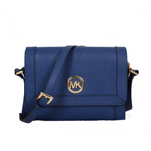 Borsa a tracolla Michael Kors in pelle Saffiano MK8702 RoyalBlue
