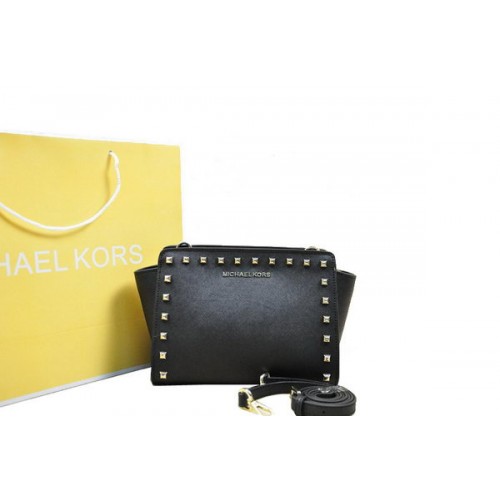Michael Kors Borsa Mini Selma Messenger MK1888 Nera
