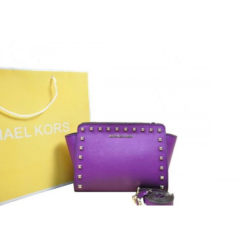 Michael Kors Mini Selma Messenger Bag MK1888 Viola