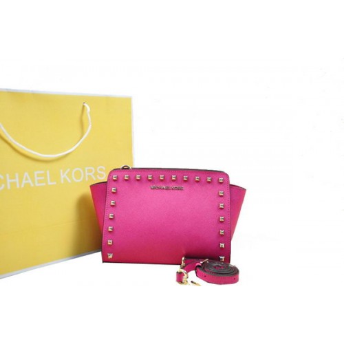 Michael Kors Mini Borsa Messenger Selma MK1888 Rosa