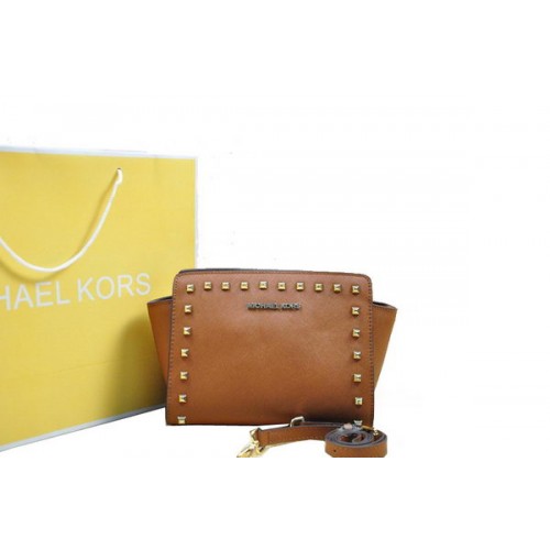 Michael Kors Mini Selma Messenger Bag MK1888 Grano