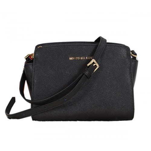 Michael Kors Borsa Mini Selma Messenger MK8701 Nera