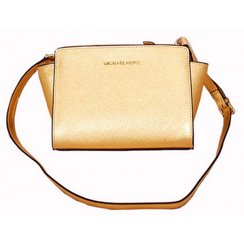 Michael Kors Mini Borsa Messenger Selma MK8710 Oro