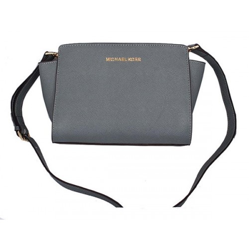 Borsa a tracolla Mini Selma Michael Kors MK8710 grigia