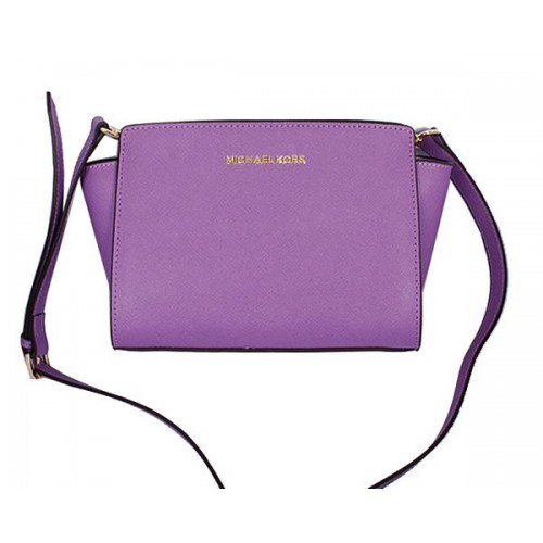Michael Kors Mini Selma Messenger Bag MK8710 Viola