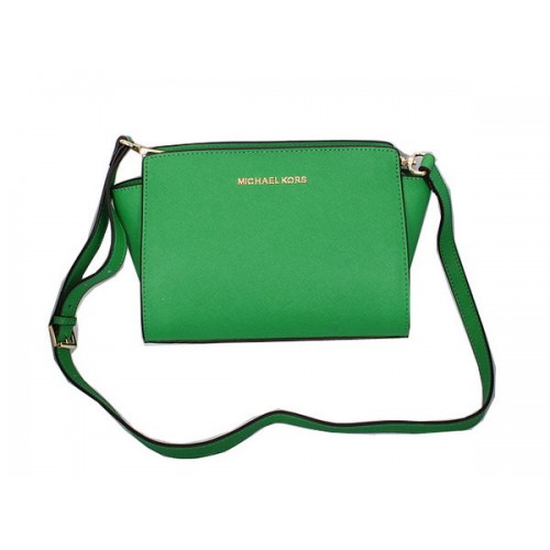 Michael Kors Mini Selma Messenger Bag Pelle originale MK8701 Verde