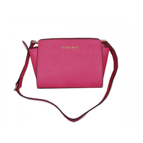 Borsa Messenger Mini Selma Michael Kors Pelle Originale MK8701 Rosa