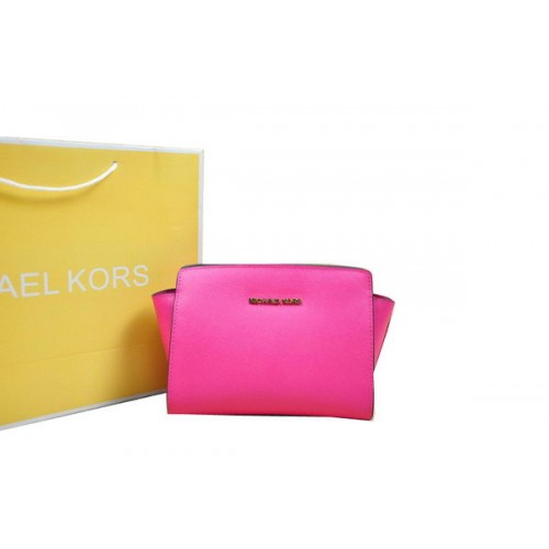 Michael Kors Borsa Mini Selma Messenger Rosa