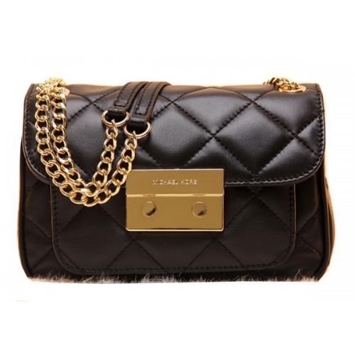 Pochette in pelle originale Michael Kors MK0819 nera