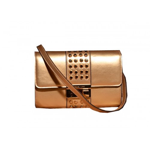 Pochette in pelle originale Michael Kors MK6662 oro