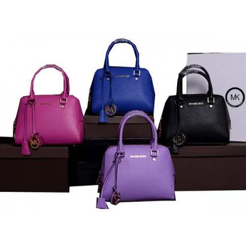 Borsa con manico superiore originale in pelle Saffiano Michael Kors MK8360