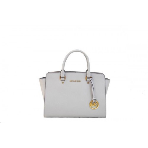 Michael Kors Selma Top-Zip Borsa a cartella 1900 Grigio