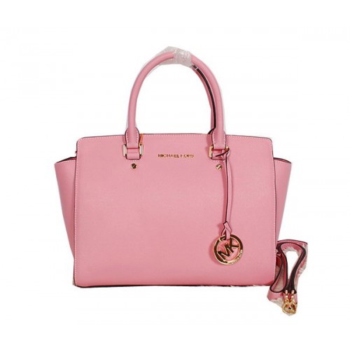 Michael Kors Selma Borsa a cartella con cerniera superiore MK0909 Rosa