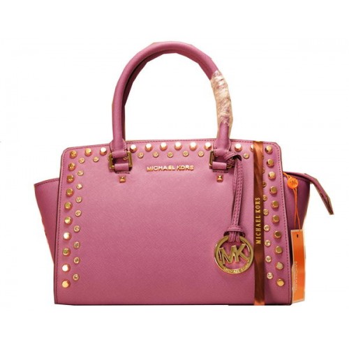 Michael Kors Selma Borsa a cartella con cerniera superiore MK1887 Viola