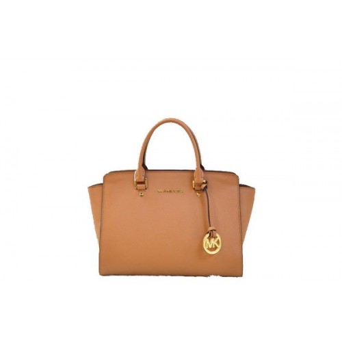 Michael Kors Selma Borsa a cartella con cerniera superiore MK1990 Grano
