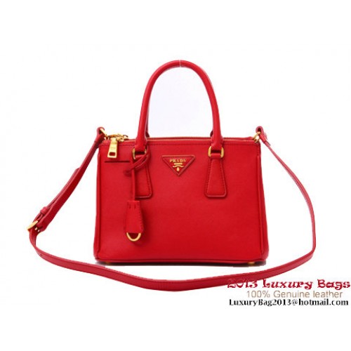 New Color Prada Borsa piccola in pelle di vitello Saffiano BN2316 Rosso