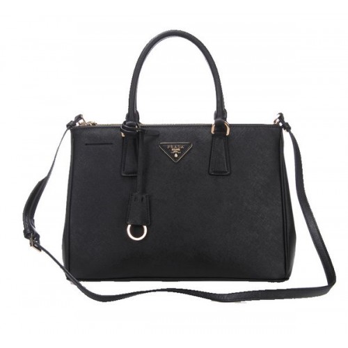 Prada BN2274 Borsa tote in pelle di vitello Saffiano nera