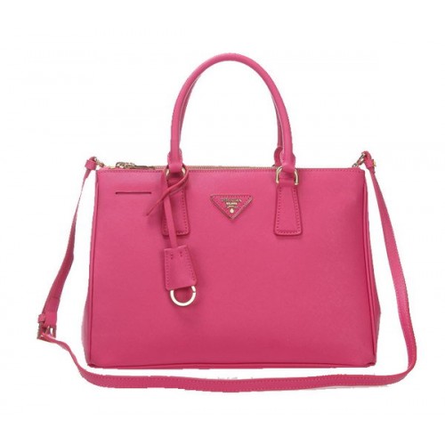 Prada BN2274 Borsa tote in pelle di vitello Saffiano pesca