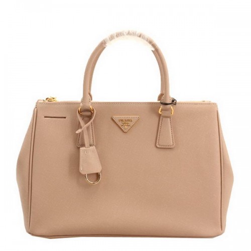 Prada BN2274 Borsa tote in pelle Saffiano 33CM Albicocca