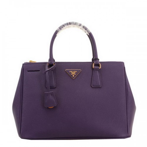 Prada BN2274 Borsa tote in pelle Saffiano 33CM viola